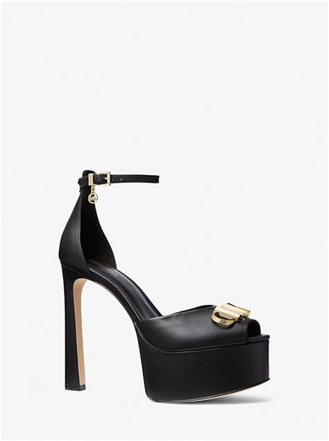 martina peep toe platform pump.